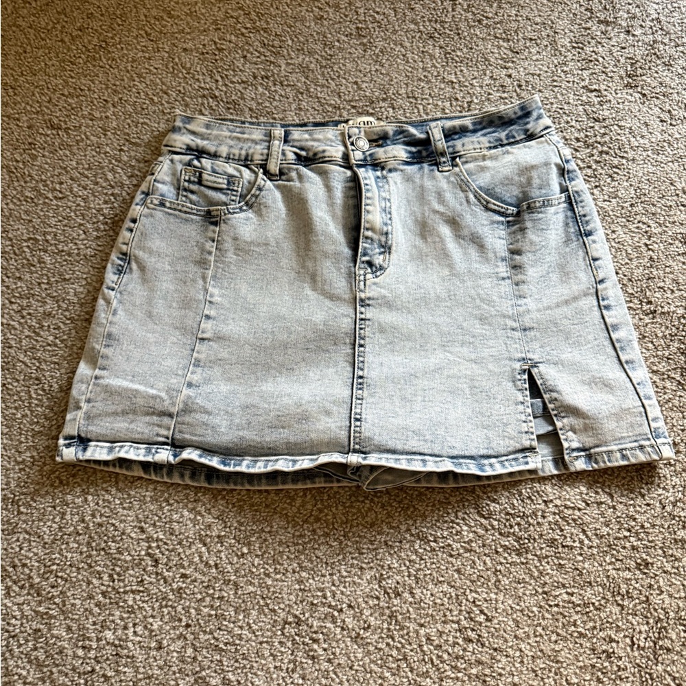 Denim Mini Skirt